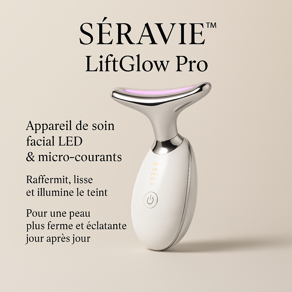 LiftGlow Pro - Appareil Anti-Âge Visage LED Professionnel